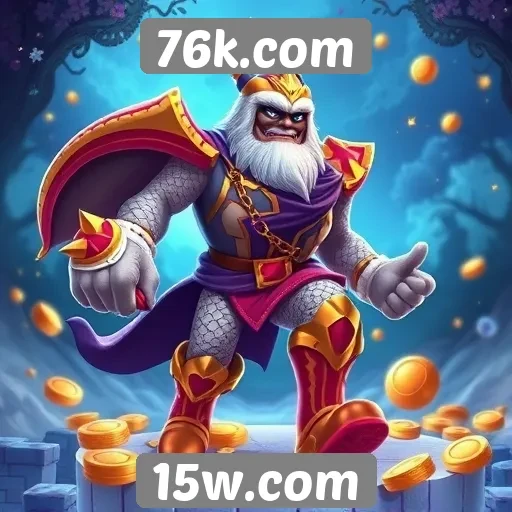 Exploração dos jogos disponíveis no 76k.com